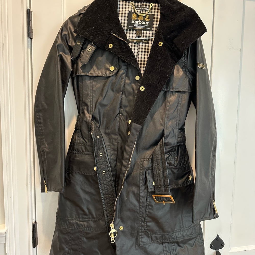 Barbour Black and check Tartan Jacket